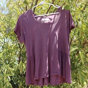 Current/ Elliott The Girlie Navue Distressed Tee